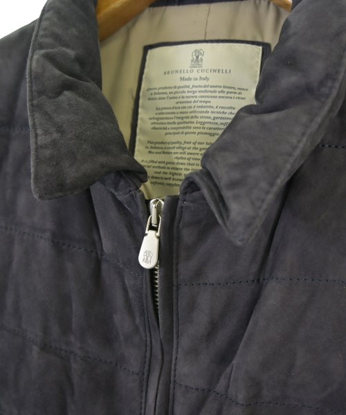 BRUNELLO CUCINELLI（ブルネロ　クチネリ）ダウンジャケット/ダウンベスト 紺 サイズ:M メンズ/2200668074193