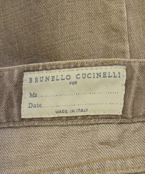 BRUNELLO CUCINELLI（ブルネロ　クチネリ）デニムパンツ 茶 サイズ:46(M位) メンズ/2200696619076