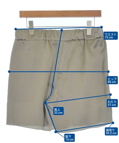 BRUNELLO CUCINELLI（ブルネロ　クチネリ）ショートパンツ グレー サイズ:38(S位) レディース/2200697590107