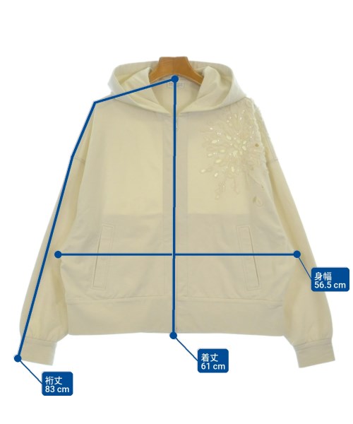 BRUNELLO CUCINELLI（ブルネロ　クチネリ）パーカー 白 サイズ:S レディース/2200697590121
