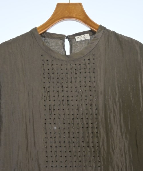 BRUNELLO CUCINELLI（ブルネロ　クチネリ）ワンピース 茶 サイズ:L レディース/2200697590169