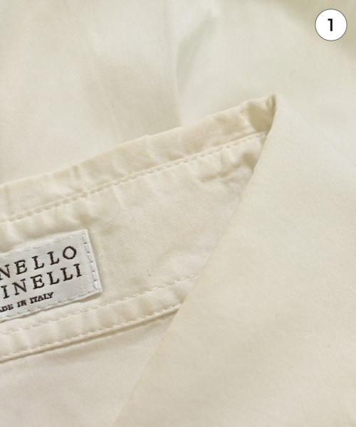 BRUNELLO CUCINELLI（ブルネロ　クチネリ）カジュアルシャツ 白 サイズ:S レディース/2200697672063