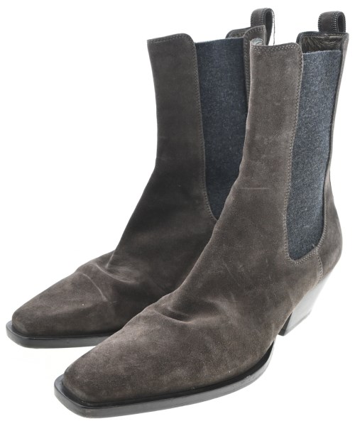 BRUNELLO CUCINELLI(ブルネロ　クチネリ)ブーツ 茶 サイズ:38 1/2(24cm位)/2200697672070