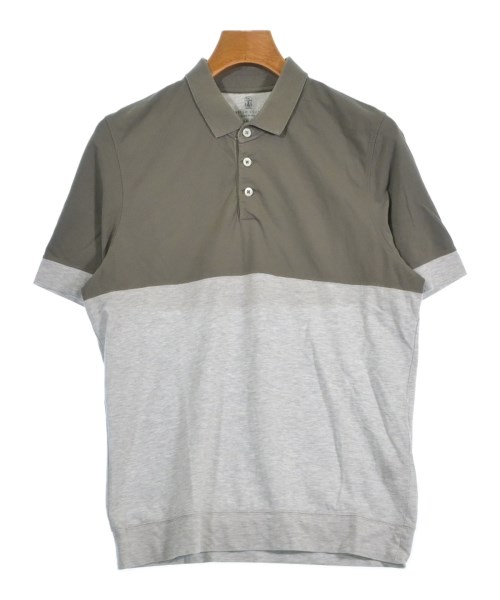 BRUNELLO CUCINELLI(ブルネロ　クチネリ)ポロシャツ グレー サイズ:M/2200698168022