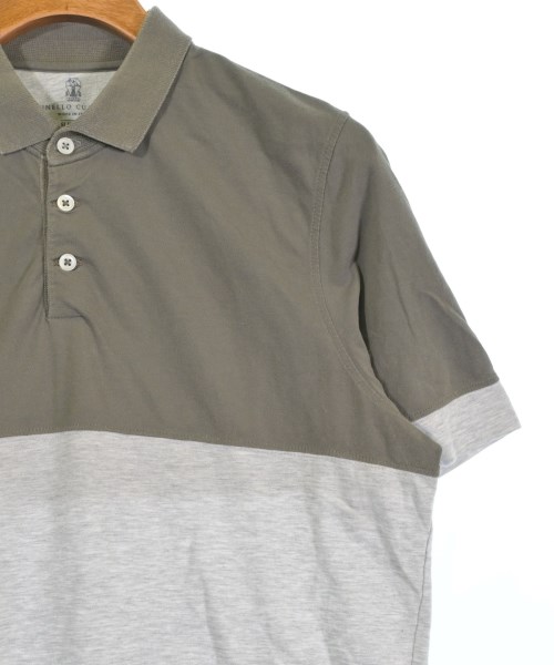 BRUNELLO CUCINELLI（ブルネロ　クチネリ）ポロシャツ グレー サイズ:M メンズ/2200698168022