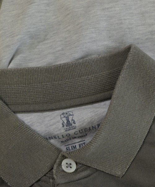 BRUNELLO CUCINELLI（ブルネロ　クチネリ）ポロシャツ グレー サイズ:M メンズ/2200698168022