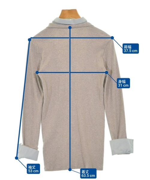BRUNELLO CUCINELLI（ブルネロ　クチネリ）Tシャツ・カットソー 茶 サイズ:S レディース/2200695084035