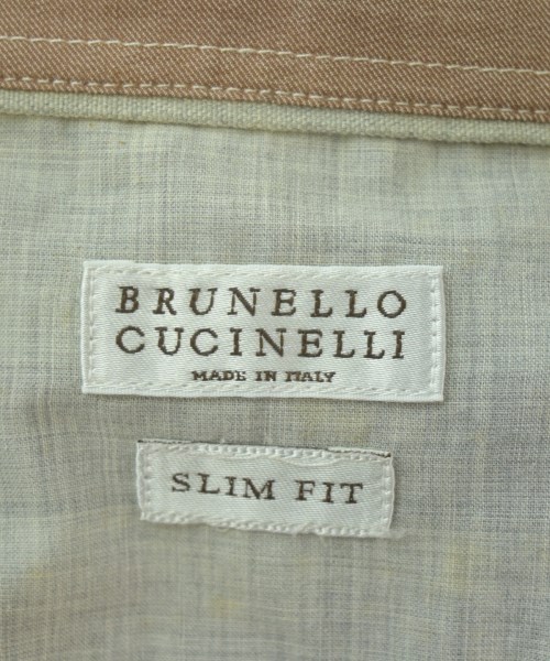 BRUNELLO CUCINELLI（ブルネロ　クチネリ）カジュアルシャツ 茶 サイズ:M メンズ/2200698247147