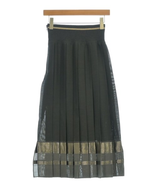 BRUNELLO CUCINELLI（ブルネロ　クチネリ）ロング・マキシ丈スカート グレー サイズ:36(XS位) レディース/2200700921058