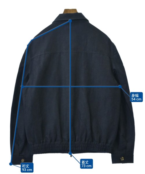 BRUNELLO CUCINELLI（ブルネロ　クチネリ）ブルゾン 紺 サイズ:50(XL位) メンズ/2200649644285