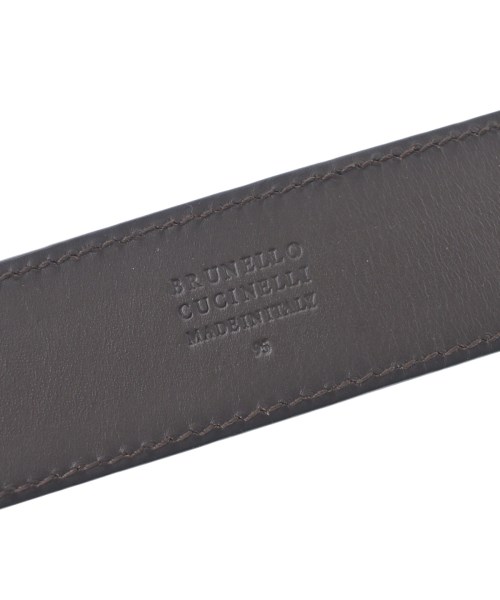 BRUNELLO CUCINELLI（ブルネロ　クチネリ）ベルト 茶 サイズ:95 メンズ/2200651033091