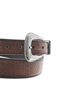 BRUNELLO CUCINELLI（ブルネロ　クチネリ）ベルト 茶 サイズ:95 メンズ/2200651033091