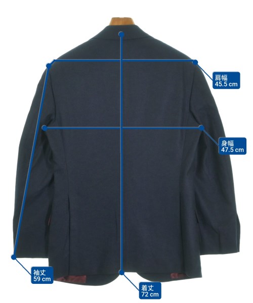 BRUNELLO CUCINELLI（ブルネロ　クチネリ）テーラードジャケット 紺 サイズ:-(M位) メンズ/2200651033114