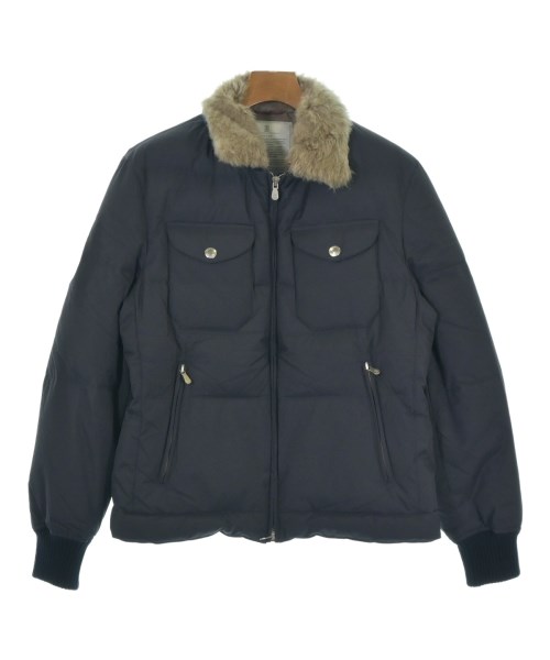 BRUNELLO CUCINELLI(ブルネロ　クチネリ)ダウンジャケット/ダウンベスト 紺 サイズ:S/2200658704017