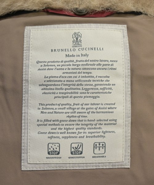 BRUNELLO CUCINELLI（ブルネロ　クチネリ）ダウンジャケット/ダウンベスト 紺 サイズ:S メンズ/2200658704017