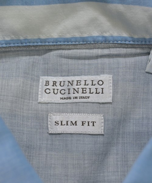 BRUNELLO CUCINELLI（ブルネロ　クチネリ）カジュアルシャツ 青 サイズ:L メンズ/2200658704055