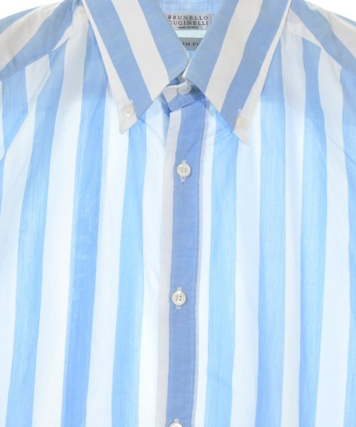 BRUNELLO CUCINELLI（ブルネロ　クチネリ）カジュアルシャツ 青 サイズ:L メンズ/2200658704055