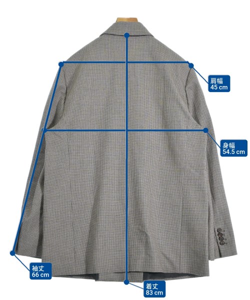 BRUNELLO CUCINELLI（ブルネロ　クチネリ）テーラードジャケット 茶 サイズ:52(XXL位) レディース/2200661882016