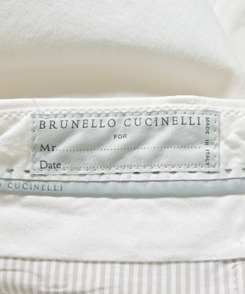 BRUNELLO CUCINELLI（ブルネロ　クチネリ）スラックス 白 サイズ:46(M位) メンズ/2200707265100