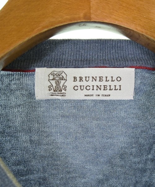 BRUNELLO CUCINELLI（ブルネロ　クチネリ）ニット・セーター 青 サイズ:44(S位) メンズ/2200715207390