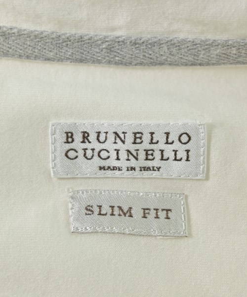BRUNELLO CUCINELLI（ブルネロ　クチネリ）カジュアルシャツ 白 サイズ:M メンズ/2200715742259