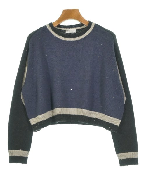 BRUNELLO CUCINELLI(ブルネロ　クチネリ)ニット・セーター 紺 サイズ:S/2200636805026