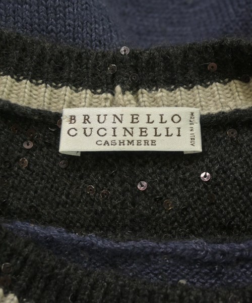 BRUNELLO CUCINELLI（ブルネロ　クチネリ）ニット・セーター 紺 サイズ:S レディース/2200636805026