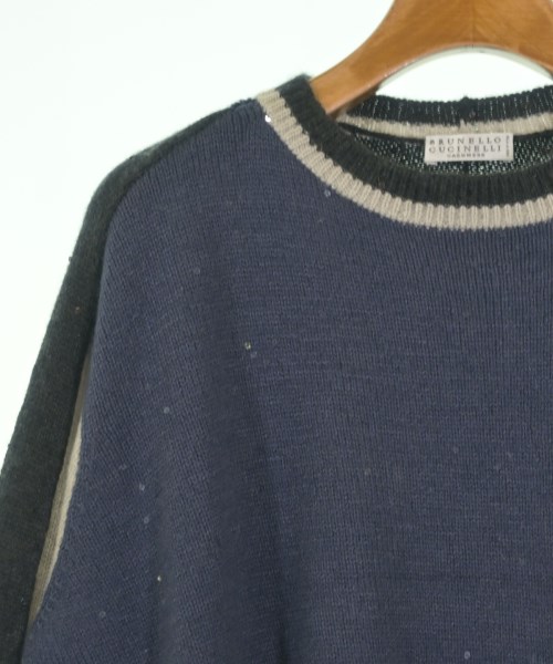 BRUNELLO CUCINELLI（ブルネロ　クチネリ）ニット・セーター 紺 サイズ:S レディース/2200636805026