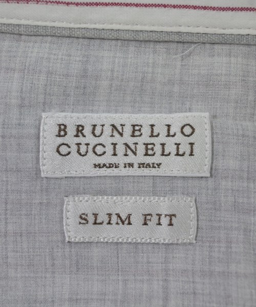 BRUNELLO CUCINELLI（ブルネロ　クチネリ）ドレスシャツ 白 サイズ:S メンズ/2200647260074