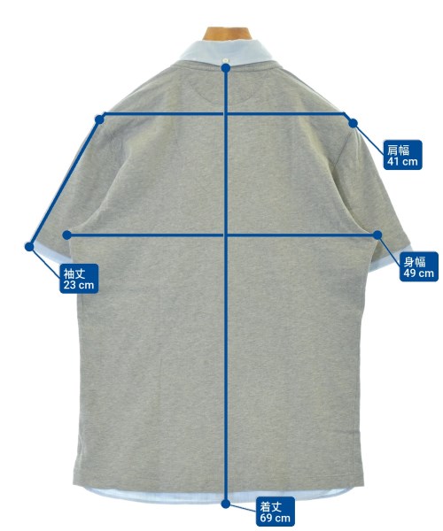 BRUNELLO CUCINELLI（ブルネロ　クチネリ）ポロシャツ グレー サイズ:S メンズ/2200647771020