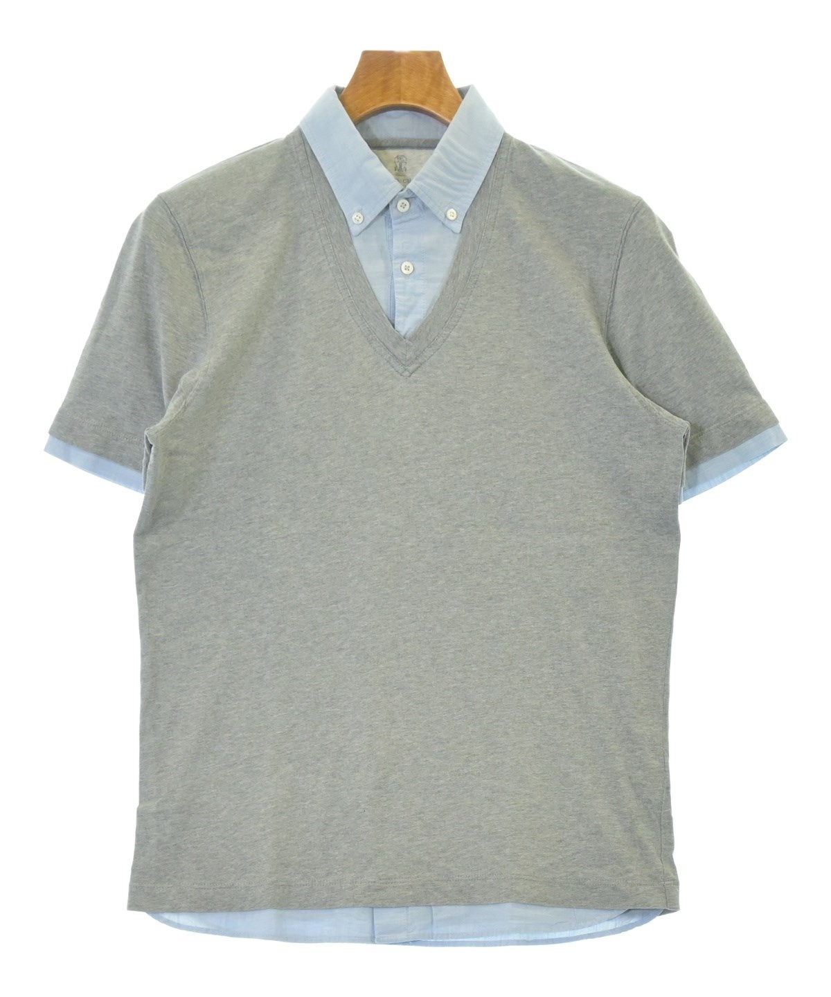 BRUNELLO CUCINELLI（ブルネロ クチネリ）ポロシャツ グレー サイズ:S