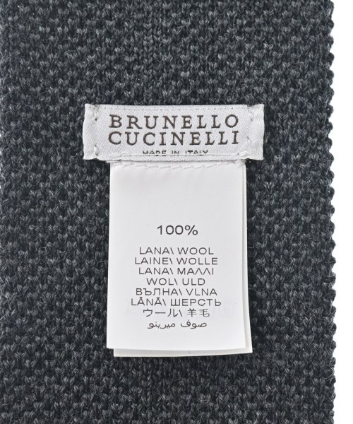 BRUNELLO CUCINELLI（ブルネロ　クチネリ）ネクタイ グレー サイズ:- メンズ/2200648503095