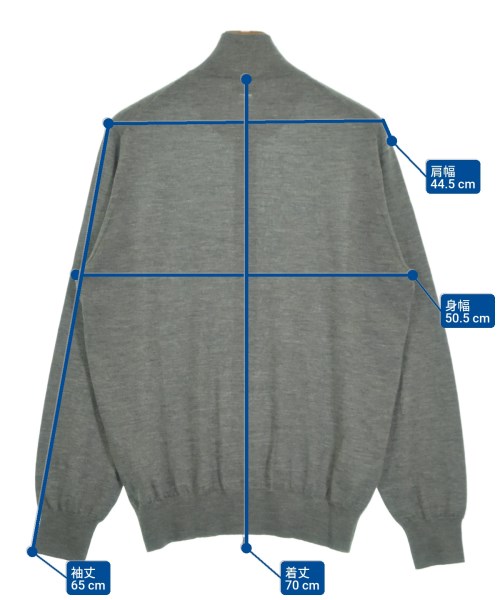 BRUNELLO CUCINELLI（ブルネロ　クチネリ）ニット・セーター グレー サイズ:50(XL位) メンズ/2200638269079