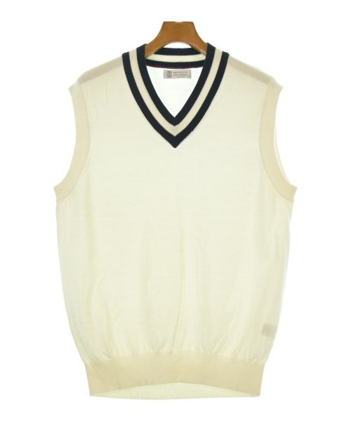 BRUNELLO CUCINELLI(ブルネロ　クチネリ)ベスト 白 サイズ:52(XXL位)/2200650536081