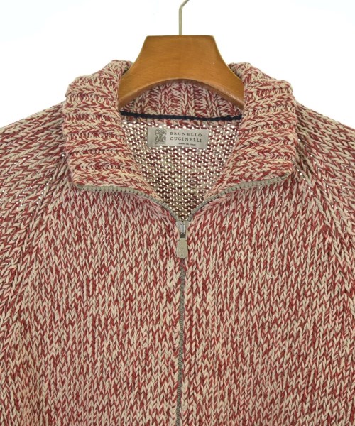 BRUNELLO CUCINELLI（ブルネロ　クチネリ）カーディガン 赤 サイズ:48(L位) メンズ/2200644198035