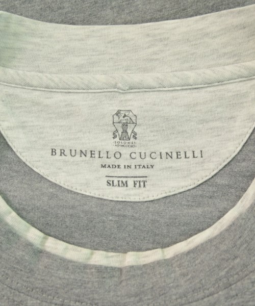 BRUNELLO CUCINELLI（ブルネロ　クチネリ）Tシャツ・カットソー グレー サイズ:S メンズ/2200652988215