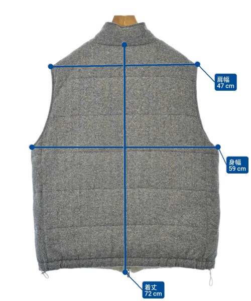 BRUNELLO CUCINELLI（ブルネロ　クチネリ）ダウンジャケット/ダウンベスト 黒 サイズ:XL メンズ/2200653211077