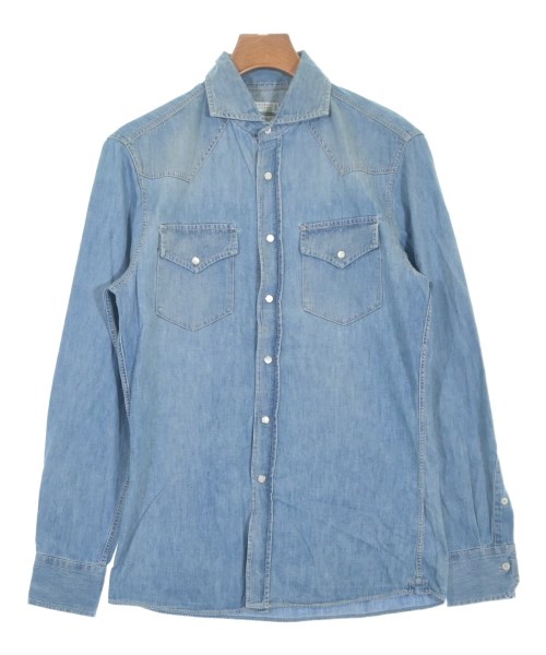 BRUNELLO CUCINELLI(ブルネロ　クチネリ)カジュアルシャツ 青 サイズ:S/2200651925259