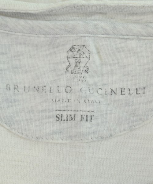 BRUNELLO CUCINELLI（ブルネロ　クチネリ）Tシャツ・カットソー 白 サイズ:XS メンズ/2200644793049