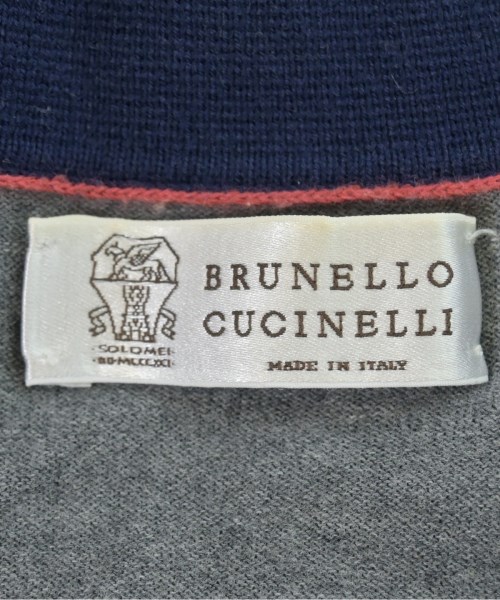 BRUNELLO CUCINELLI（ブルネロ　クチネリ）ポロシャツ グレー サイズ:46(M位) メンズ/2200644793070