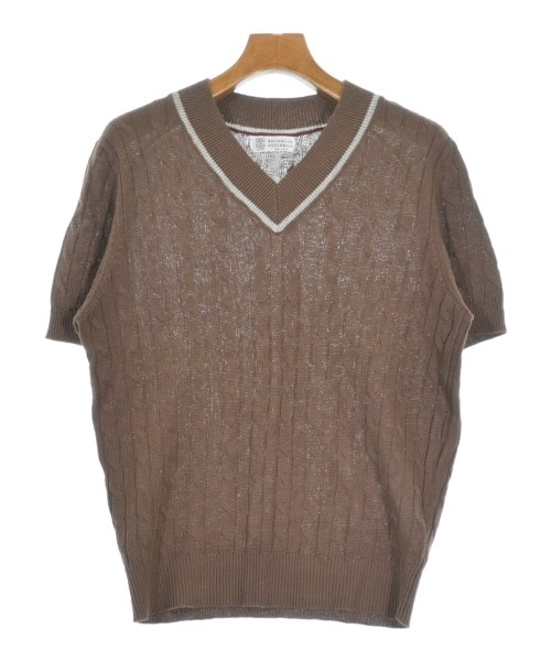 BRUNELLO CUCINELLI(ブルネロ　クチネリ)ニット・セーター 茶 サイズ:46(M位)/2200644793087