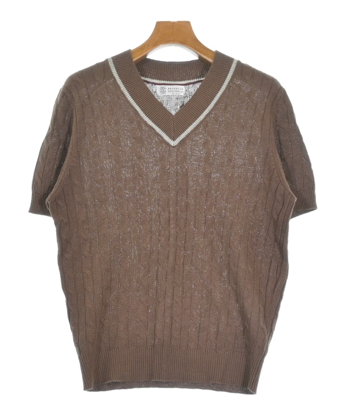 【定価281,600円】Brunello Cucinelli セーター 46 BRUNELLO CUCINELLI（ブルネロ クチネリ）ニット・セーター 茶 サイズ