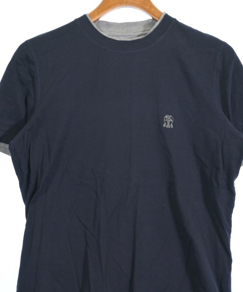 BRUNELLO CUCINELLI（ブルネロ　クチネリ）Tシャツ・カットソー 紺 サイズ:XS メンズ/2200644793117