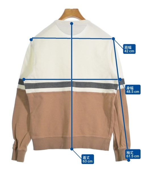 BRUNELLO CUCINELLI（ブルネロ　クチネリ）スウェット 白 サイズ:XS メンズ/2200644793131