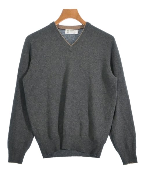BRUNELLO CUCINELLI(ブルネロ　クチネリ)ニット・セーター グレー サイズ:44(S位)/2200644793155