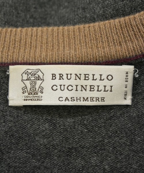 BRUNELLO CUCINELLI（ブルネロ　クチネリ）ニット・セーター グレー サイズ:44(S位) メンズ/2200644793155