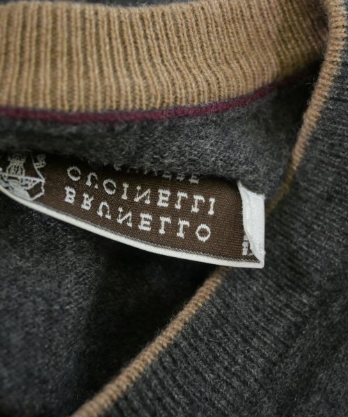 BRUNELLO CUCINELLI（ブルネロ　クチネリ）ニット・セーター グレー サイズ:44(S位) メンズ/2200644793155