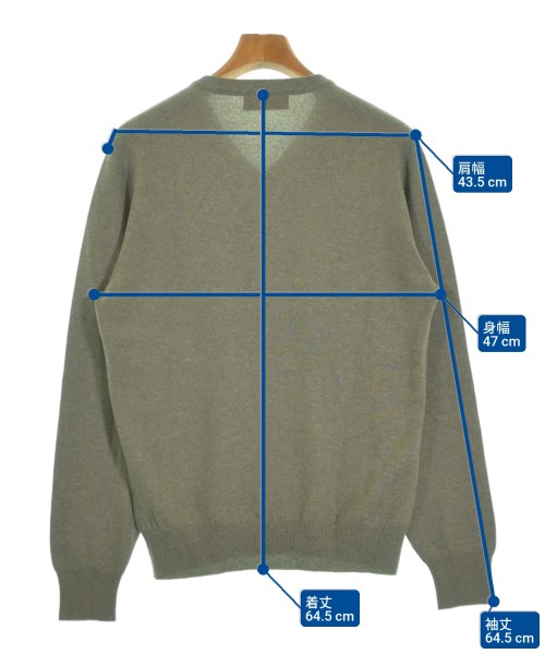 BRUNELLO CUCINELLI（ブルネロ　クチネリ）ニット・セーター カーキ サイズ:48(L位) メンズ/2200654098226