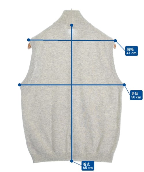 BRUNELLO CUCINELLI（ブルネロ　クチネリ）ベスト グレー サイズ:S メンズ/2200654098325