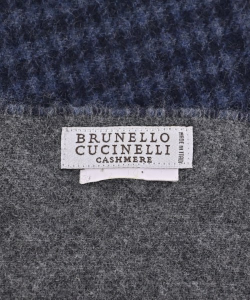 BRUNELLO CUCINELLI（ブルネロ　クチネリ）マフラー グレー サイズ:- メンズ/2200654098554